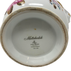 SOLD- A Mottahedeh Vista Alegre Portugal Lowestoft Rose Painted